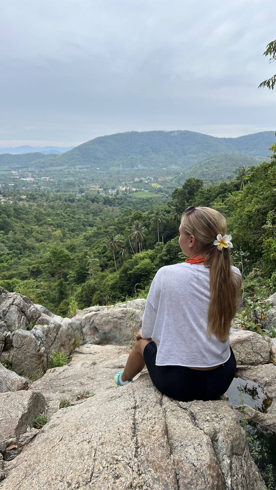 Point de vue sur la jungle de Koh Samui